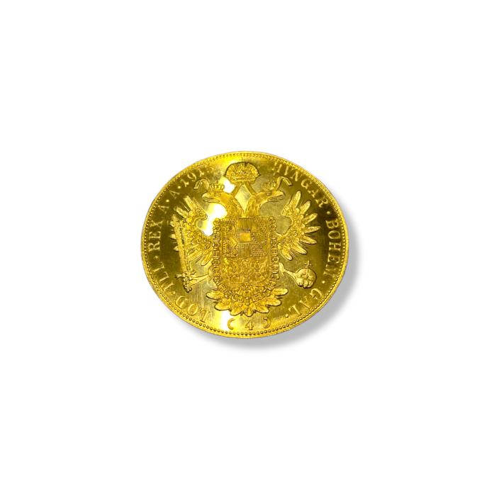 (6322) Zlatnik 4 Dukat Franz Joseph I 986/1000; masa=13.96g
