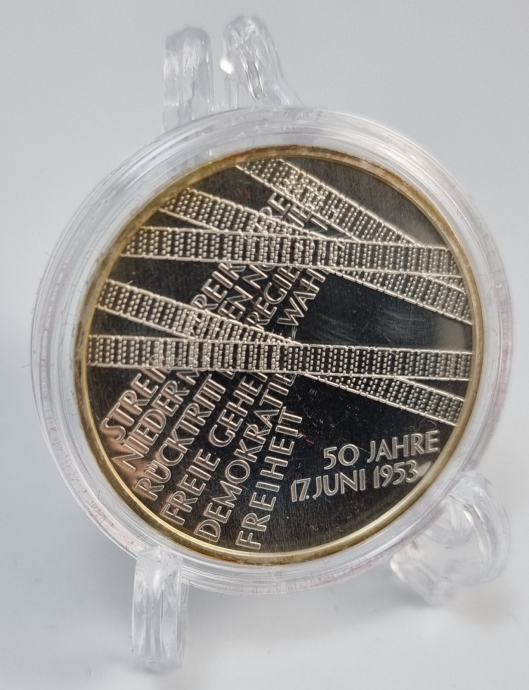10€ srebrnik Nemčije, 2003 - 50 letnica 17.6.1953