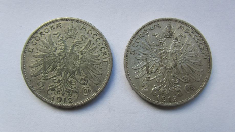 2 corona 1912 in 1913
