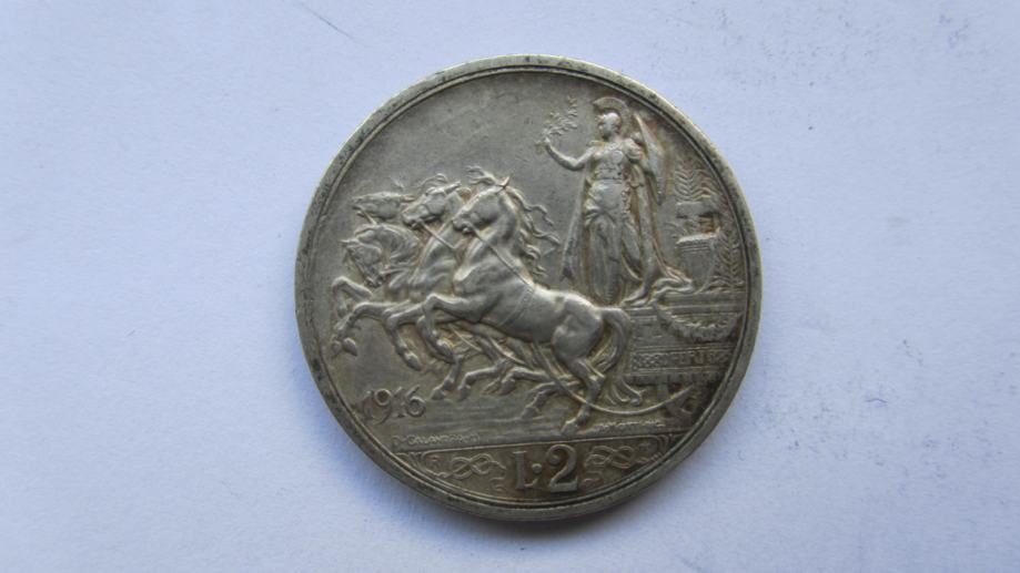 2 lire 1916