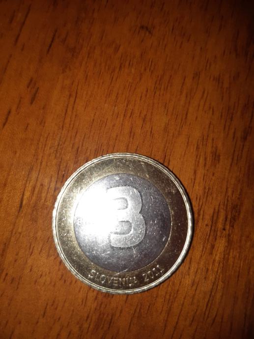 3 eura kovanec