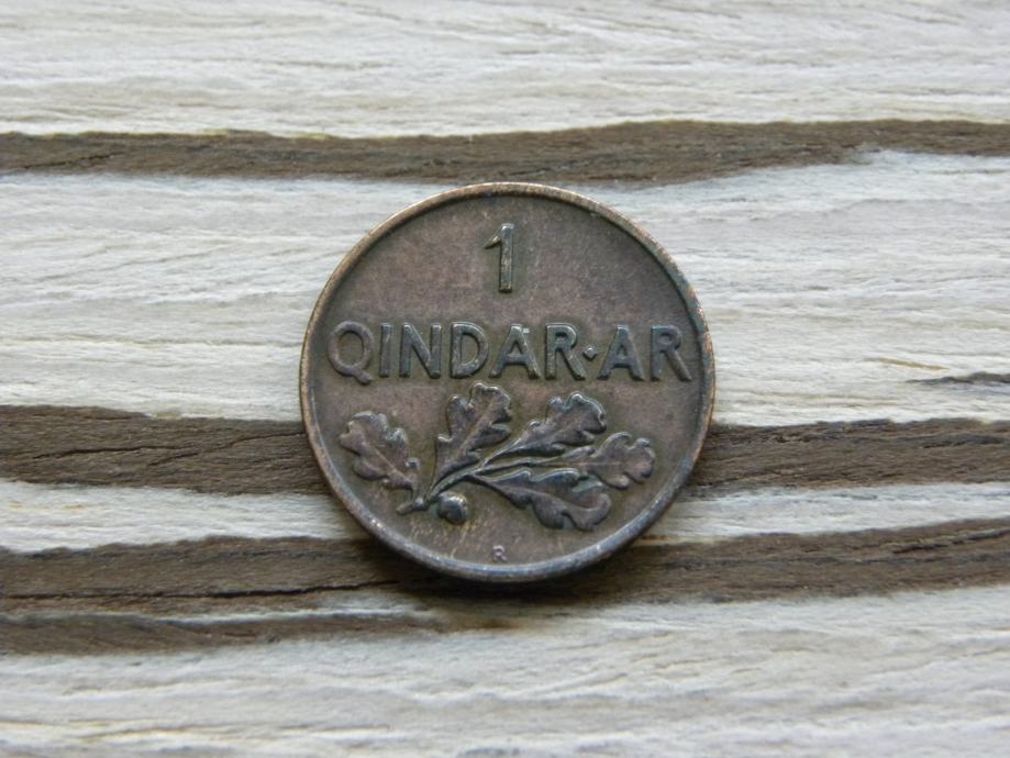 Albanija 1 qindar.ar 1935