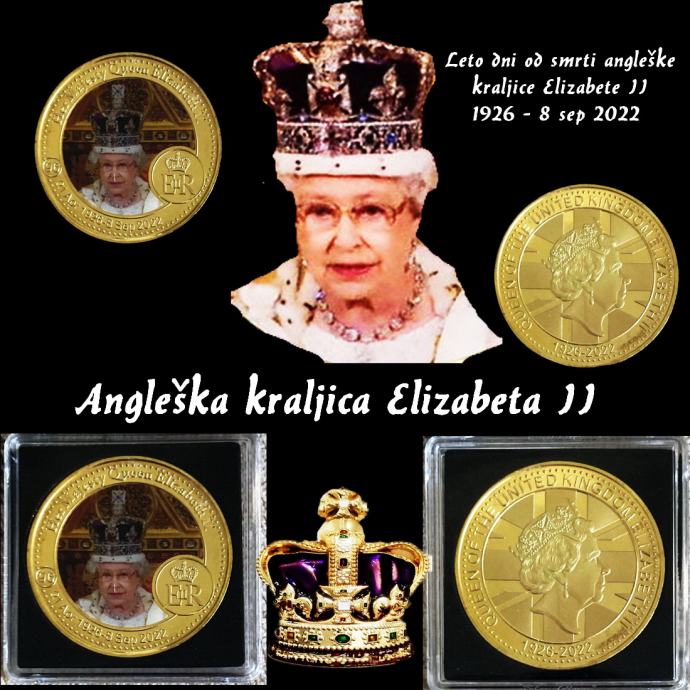 Angleška kraljica Elizabeta II 1926-08 sep 2022