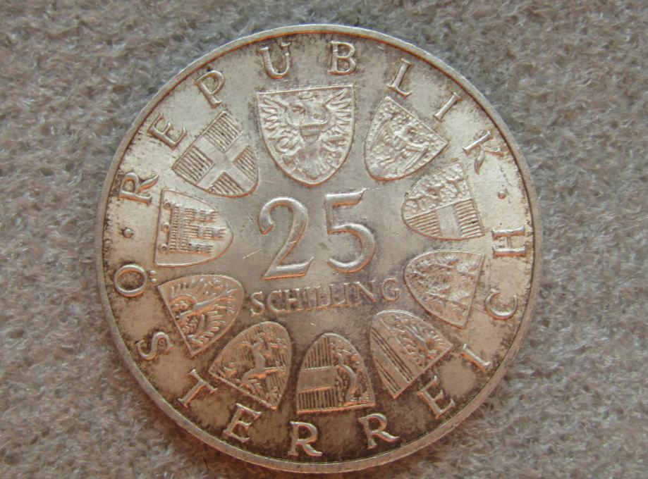 Avstrija 25 schilling 1965