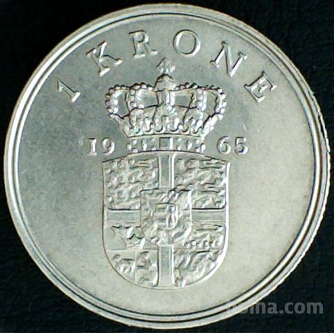 LaZooRo: Danska 1 Krone 1965 UNC