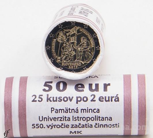 euro kovanec slovaška 2017