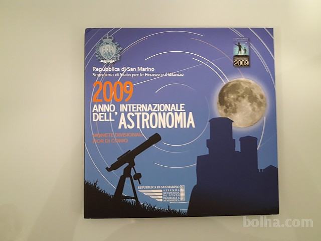 EURO SET 2009 SAN MARINO ANNO INTERNAZIONALE DELL ASTRONOMIA