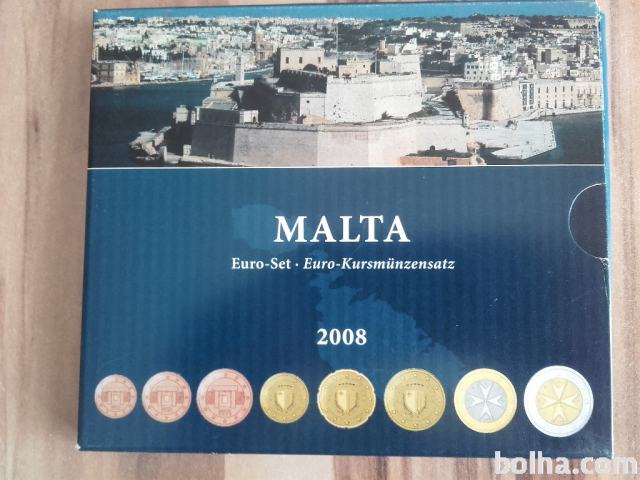 Euro set Malta 2008