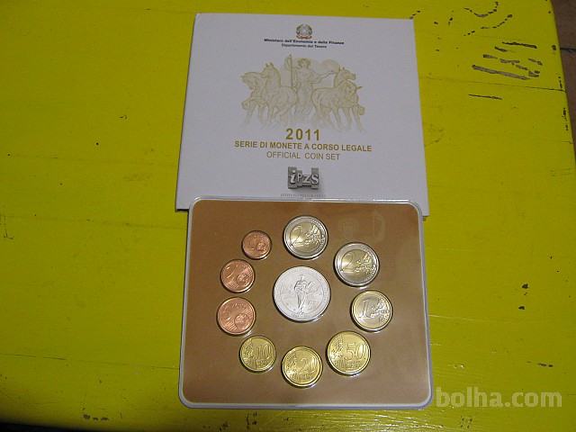 Evro set kovancev Italija 2011