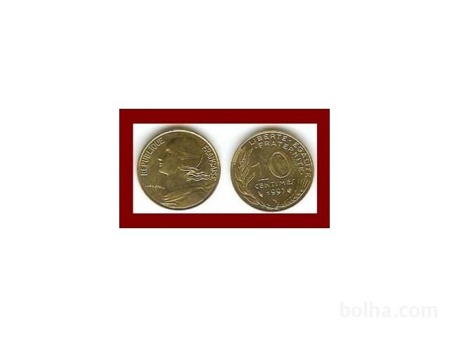 Francija 10 centimes l.1997