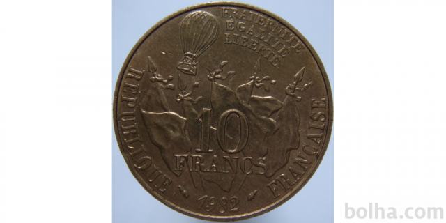 LaZooRo: Francija 10 Francs 1982 UNC - Leon