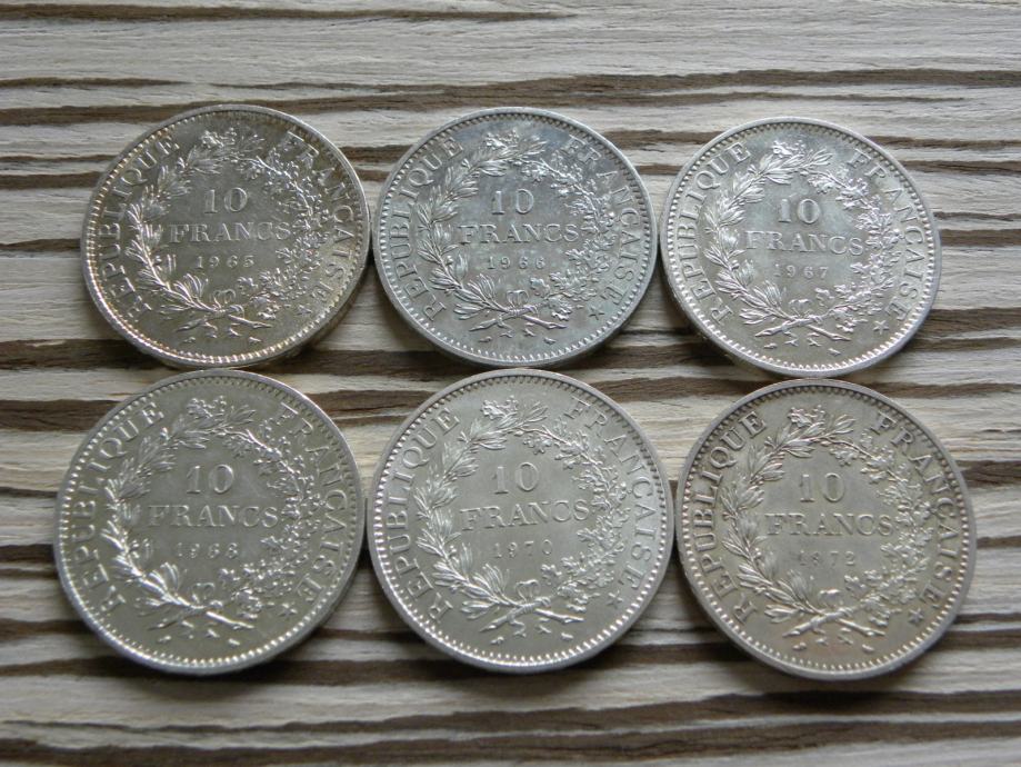 Francija 10 frankov 1966 ali 1972
