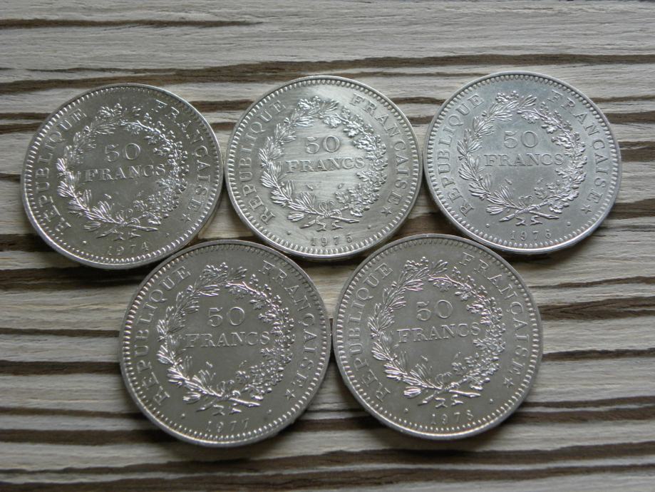 Francija 50 frankov 1975
