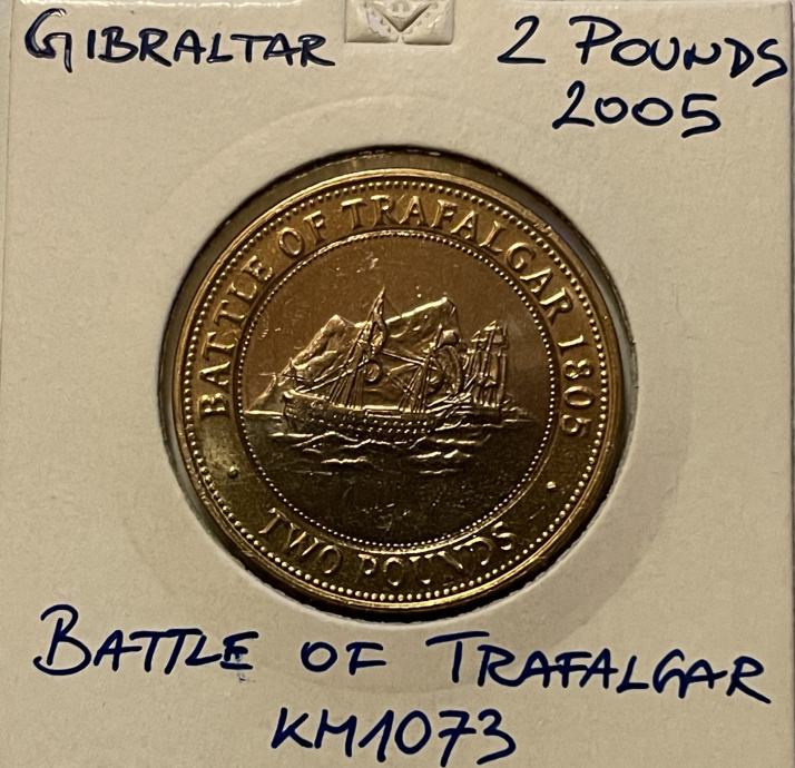 Gibraltar 2 Pounds 2005-Trafalgar