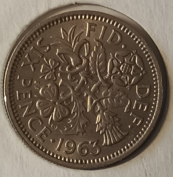 Gemelli Da Polso In Peltro Con Moneta Inglese Sei Pence 1963 - Fatto A Mano Da William Sturt, Regalo Anniversario 10 Anni - 3
