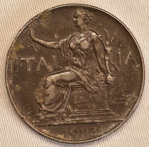 Italija 1 lira 1923