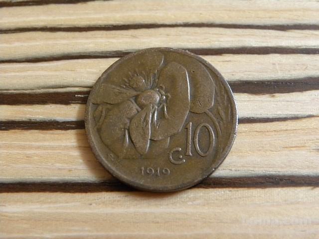 Italija 10 centesimi 1919