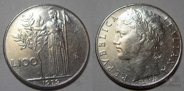 ITALIJA - 100 lire 1979