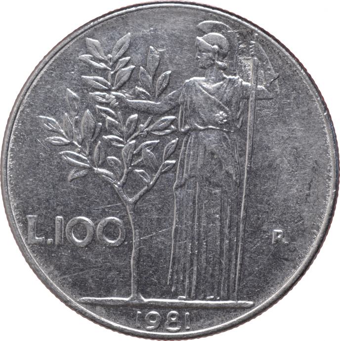 Italija 100 Lire 1981 R [004304]