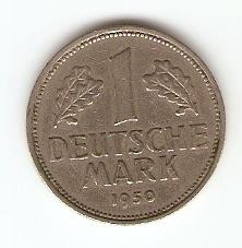 KOVANEC  1 marka  1950f   Nemčija