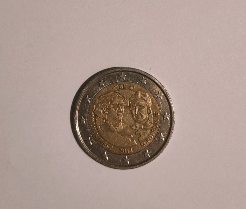 Kovanec 2 € Belgija 2011