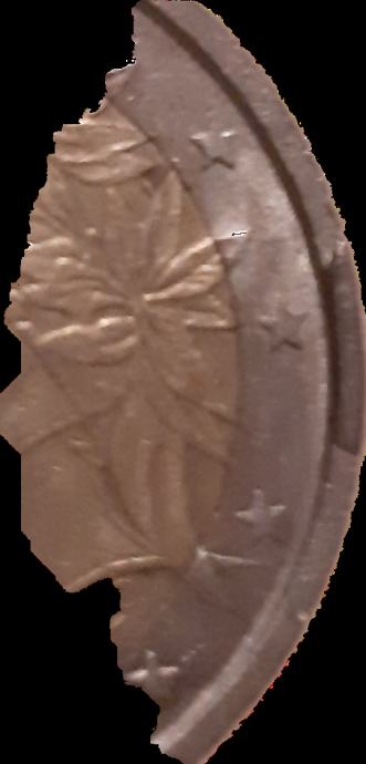 Kovanec 2 evra Italija NAPAKA desni rob pri glavi dodatni material