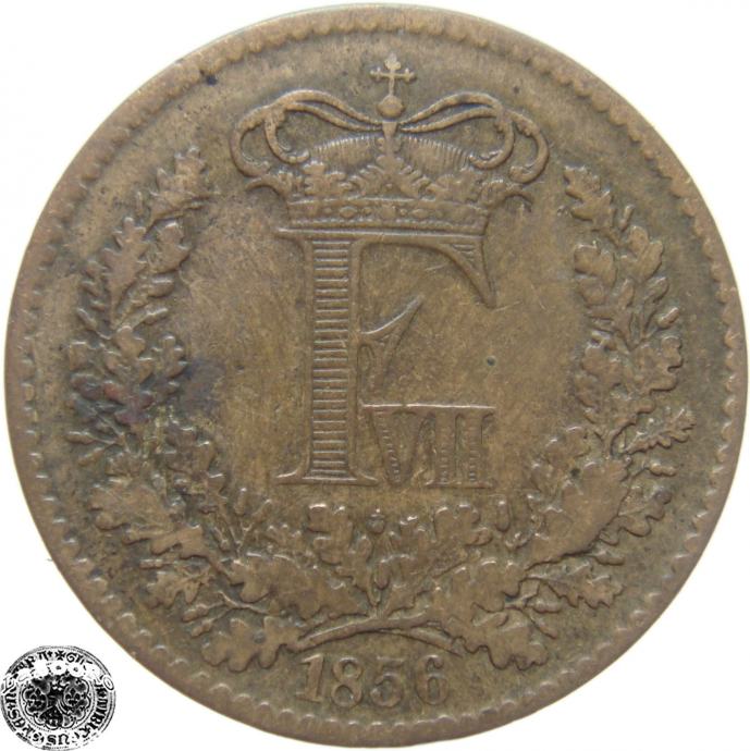 LaZooRo: Danska 1 Skilling 1856 VF