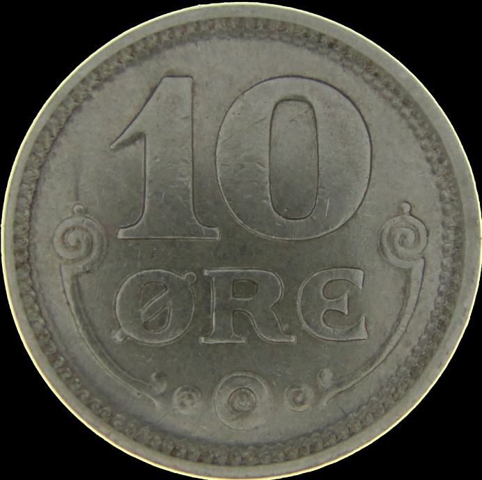 LaZooRo: Danska 10 Ore 1921 XF
