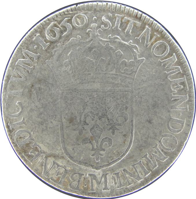 lazooro-francija-1-2-ecu-1650-m-vf-redkej-i-srebro