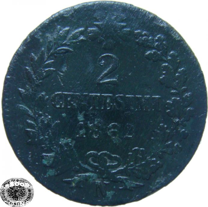 LaZooRo: Italija 2 Centesimi 1862 N F