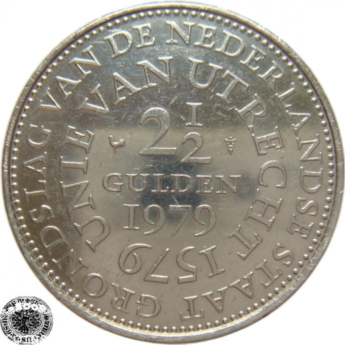 LaZooRo: Nizozemska 2 1/2 Gulden 1979 XF