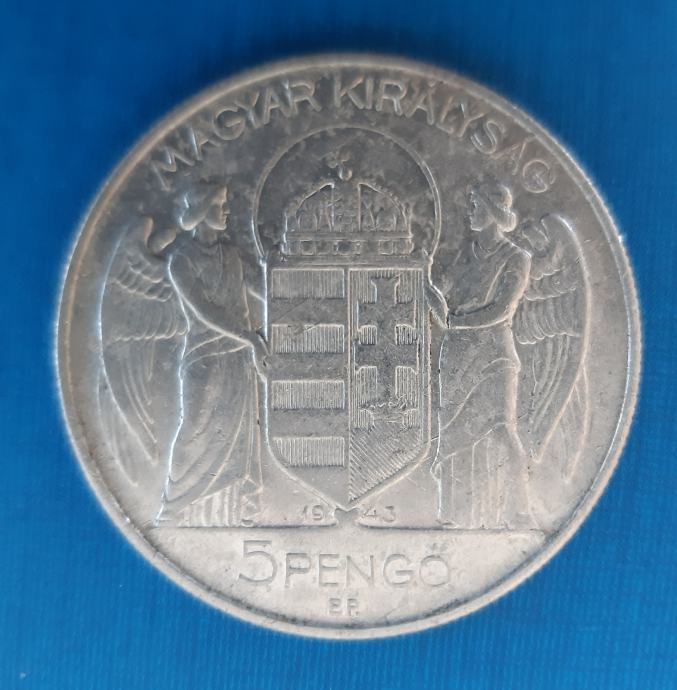 Madžarska 5 pengo 1943