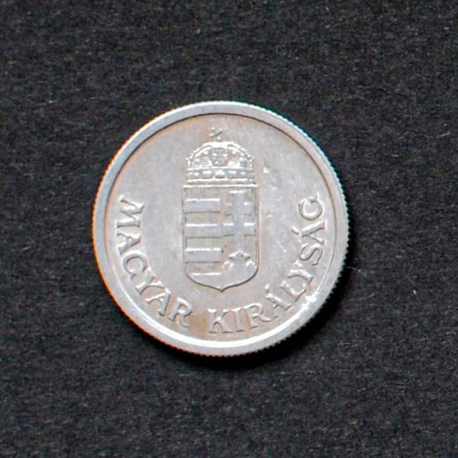 Kovanec 1 pengő 1942 Madžarska km521