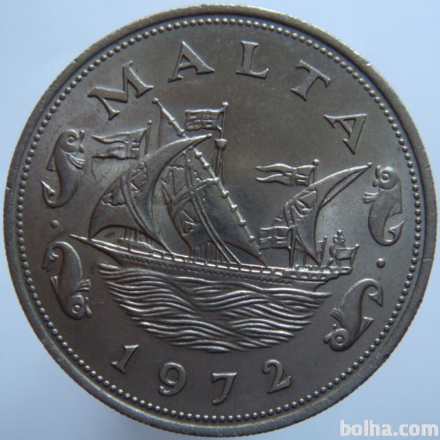 LaZooRo: Malta 10 Cents 1972 UNC