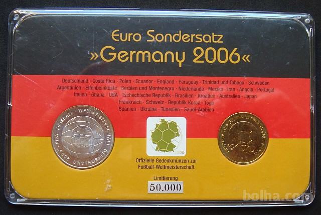LaZooRo: Nemčija 10 Euro Srebro & Poljska 2 Zlote FIFA 2006 UNC