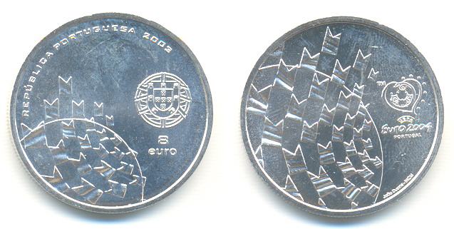 Portugalska 8 Euro 2003  srebrnik