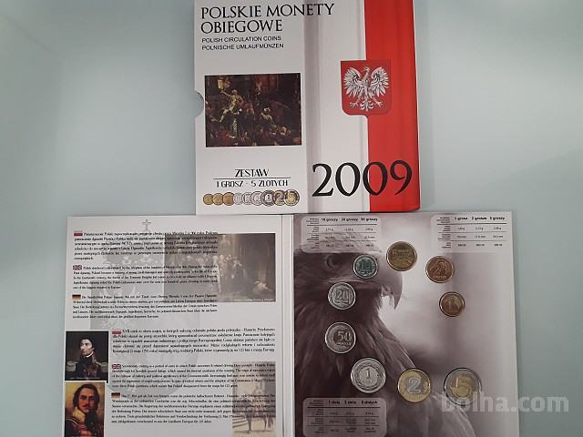 SET POLJSKA 2009 1 grosz-5 zlotych