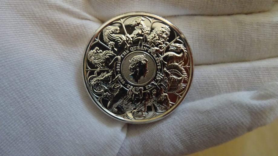 The Queens Beasts 2 Oz - Completer Coin 2021.