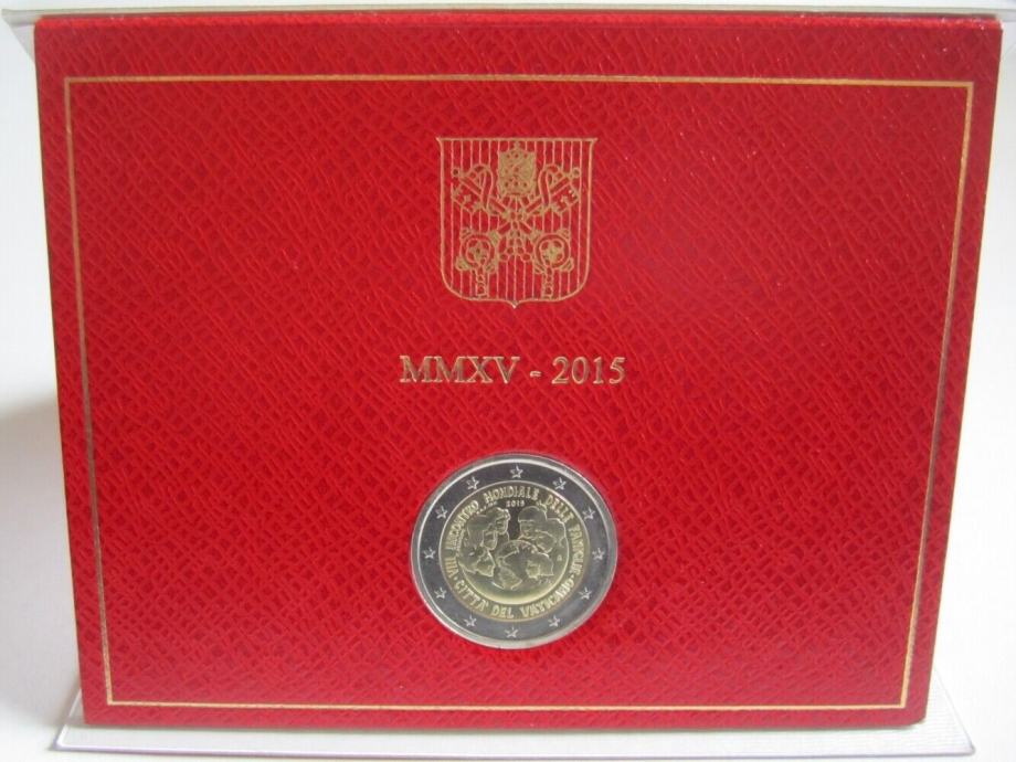 Vatikan spominski kovanec 2 €  2015