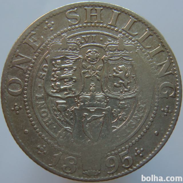 Velika Britanija 1 Shilling 1895 F/VF - Srebro