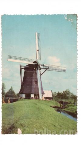 Prodam staro razglednico Nizozemska. Mlin, 1959
