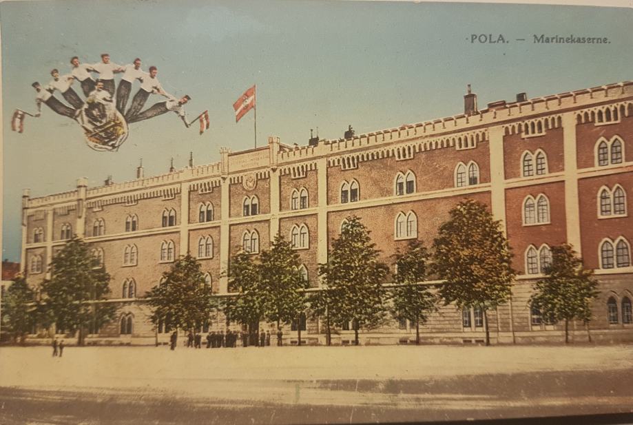 PULA MORNARIŠKA KASARNA LETA 1913