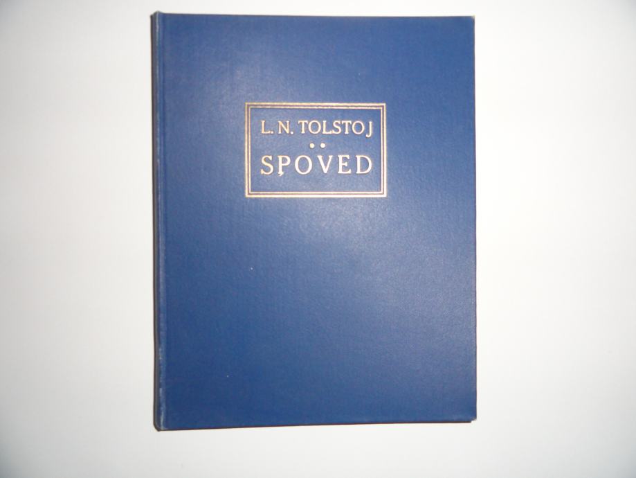 L.N.TOLSTOJ, SPOVED, 1922