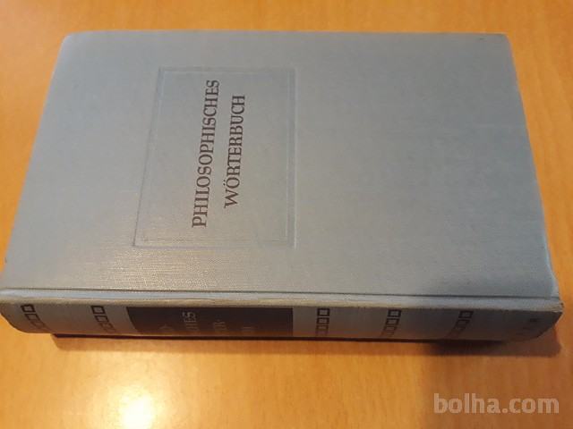 Philosophisches Wörterbuch - Begründet von Heinrich Schmidt /*nemško