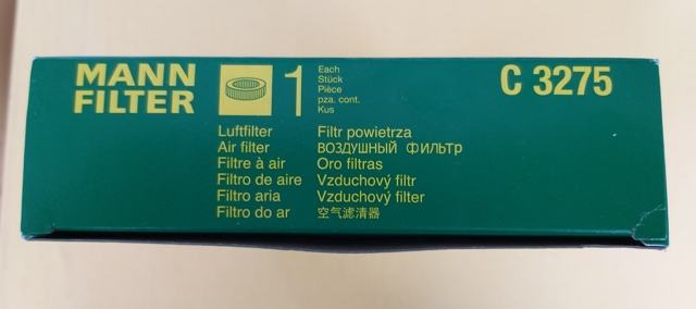 Nov zračni filter MANN C 3275
