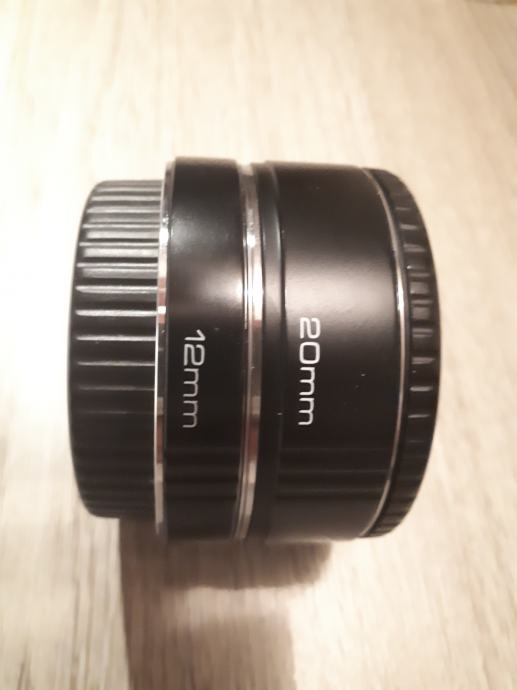 Kenko makro obročka za Canon EOS/EF - 12 mm in 20 mm