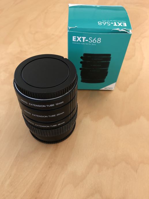 MOVO EXT-S68 12mm, 20mm & 36mm za Sony A-mount