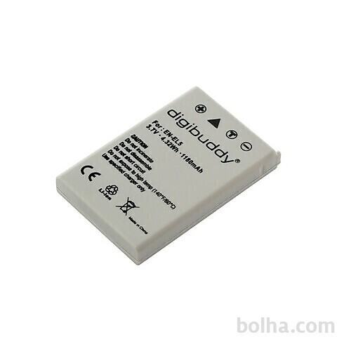 2 Batterie Shentec EN-EL5 Con Caricatore USB Per Nikon Coolpix 3700, 4200, 5200, P510 E Altri