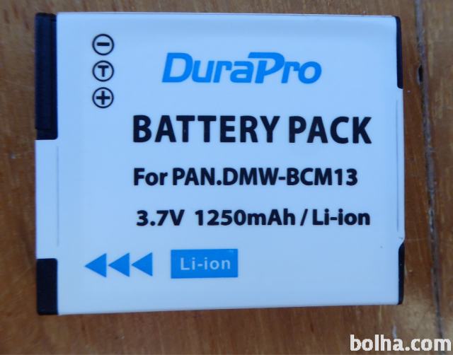 Prodam nov akumulator za fotoaparate Panasonic DMW- BCM13
