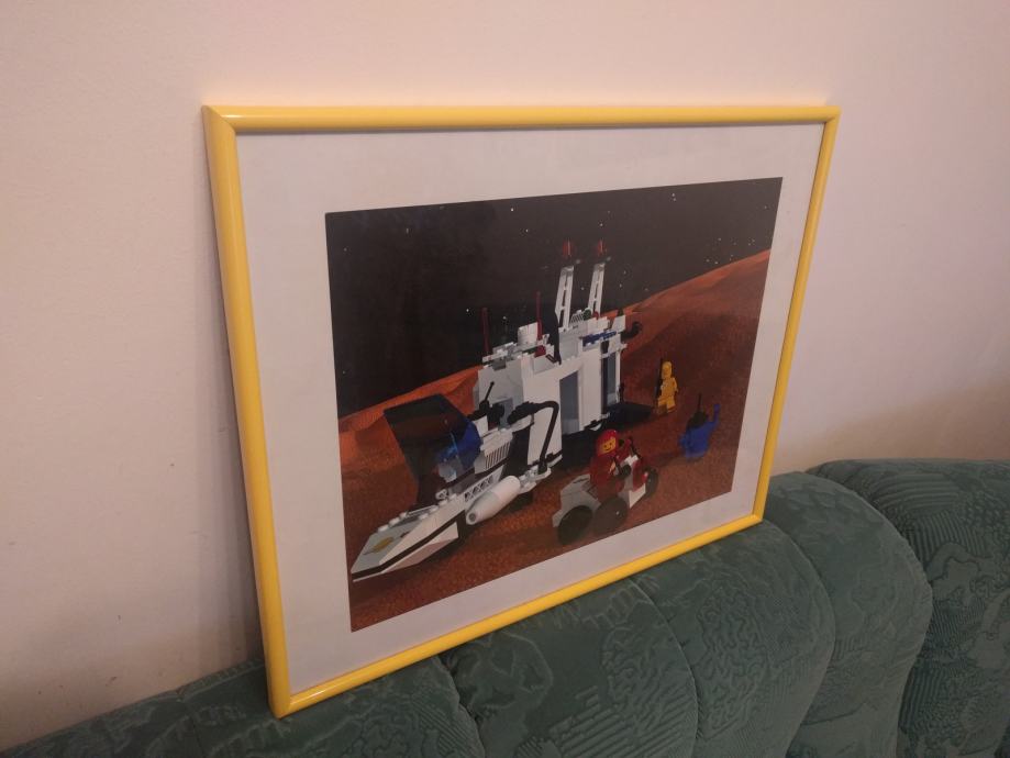 Lego space klasik fotografija z okvirjem